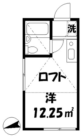 ラサ国分寺Ｂ号館の物件間取画像